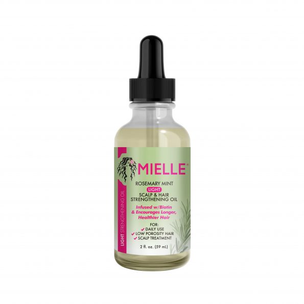 Dầu dưỡng tóc dài cho da đầu Mielle Rosemary Mint Light Scalp & Hair Strengthening Oil